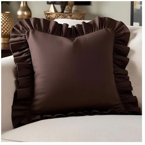 Mila Home Prevleka za blazino iz me&amp;scaron;anice bombaža 40x40 cm Ruffled &amp;ndash; Slike