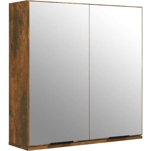 Maison Chic Kopalni&amp;scaron;ka omarica - Kopalni&amp;scaron;ki kabinet z ogledalom dimljeni hrast 64x20x67 cm, (21794501) Slike