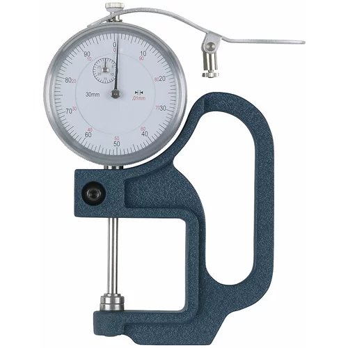 Ks Tools Merilna ura za merjenje debeline, merilno območje 0 - 30 mm, analogna izvedba
