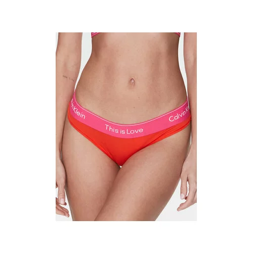 Calvin Klein Underwear Tangice 000QF7283E Oranžna