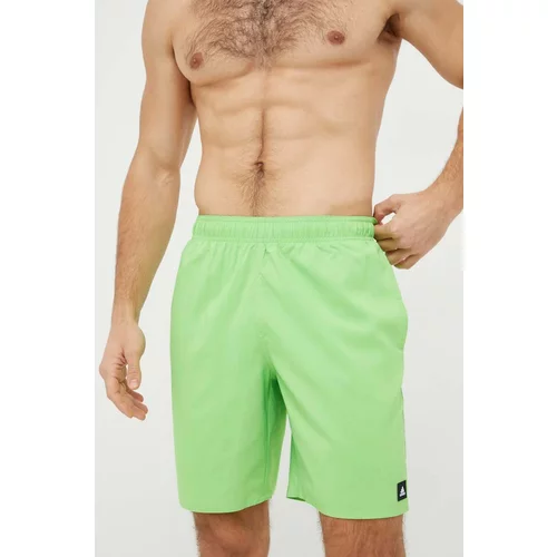 Adidas Kopalne kratke hlače Solid CLX zelena barva