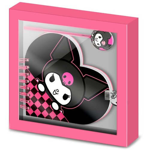 Hello Kitty Dnevnik u obliku srca s bravicom Kuromi Slike