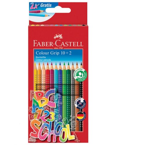  BOJE DRVENE 12BOJA GRIP 2001 FABER CASTELL 201585 BLISTER Cene