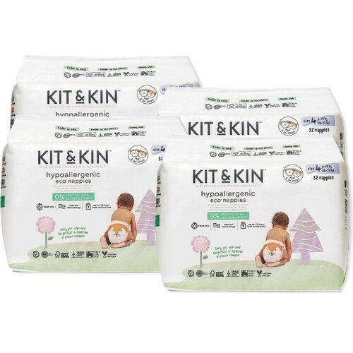 KIT&KIN KIT KIN plenice 54141N, velikost 4 (9-14 kg), 128 kosov Cene
