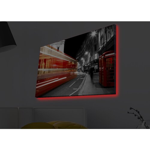 Opviq slika na platnu sa LED osvetljenjem 45x70cm Slike