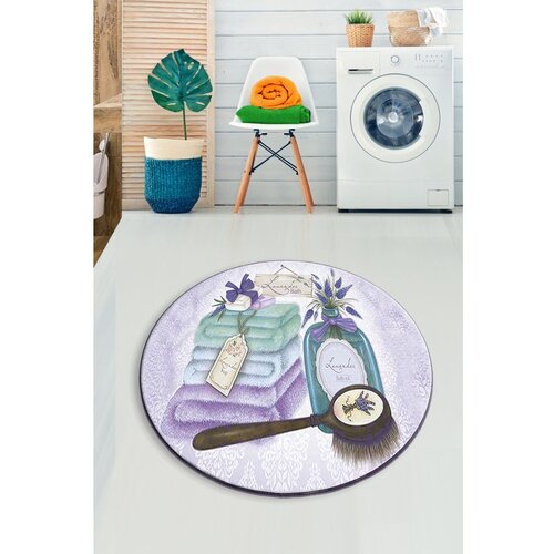  lavanta (200) lilacwhitemintbrown bathmat Cene