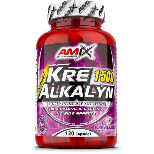 Amix Kre-Alkalyn 120 kapsula – pH Balansirani Kreatin Bez Punjenja Cene