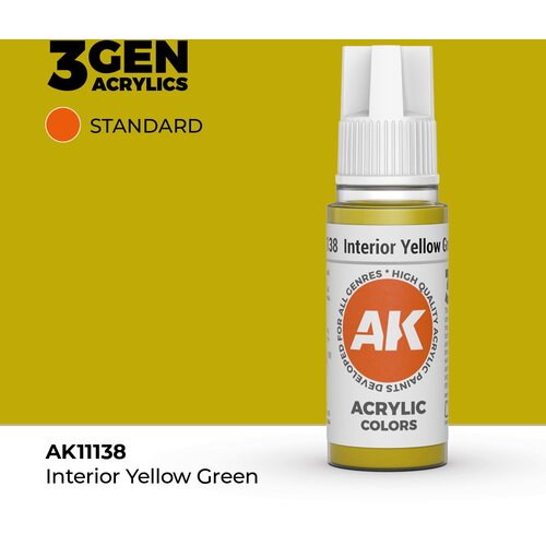 AK Interactive Interior Yellow Green 17ml - 3rd Gen Akrilna Boja AK11138 Cene