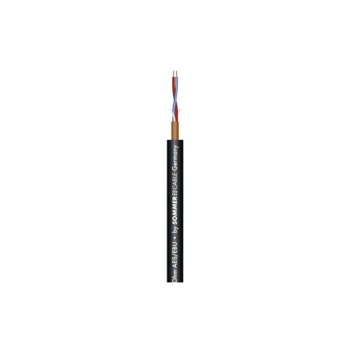 Sommer Cable Kabel za mikrofon 2 x 0.14 mm² Crna 200-0371 Roba na metre Cijene