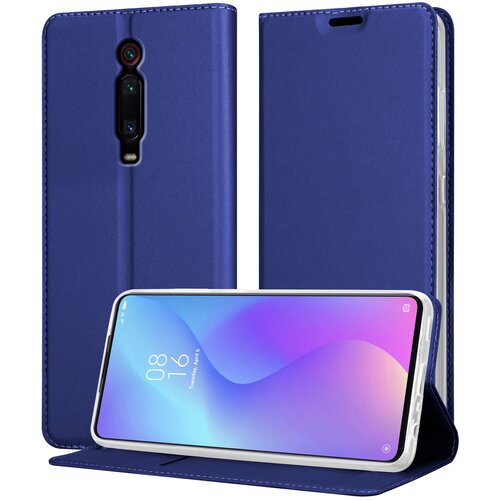  Ohi&scaron;je, združljiv z Xiaomi v elegantno temno modri - za&scaron;čitni pokrov z magnetnim zapiranjem, stoječo funkcijo in režo za kartico, (20694439) Cene