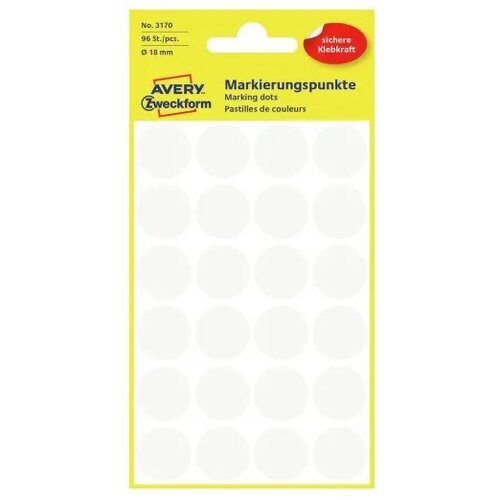 Avery Zweckform Markirne etikete, okrogle &Oslash; 18 mm Cene