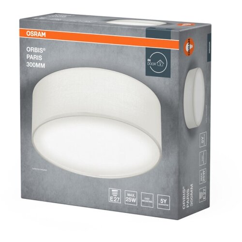 Osram plafonsko svetlo orbis paris 1xE27/25W/230V prečnika 30 cm belo Slike