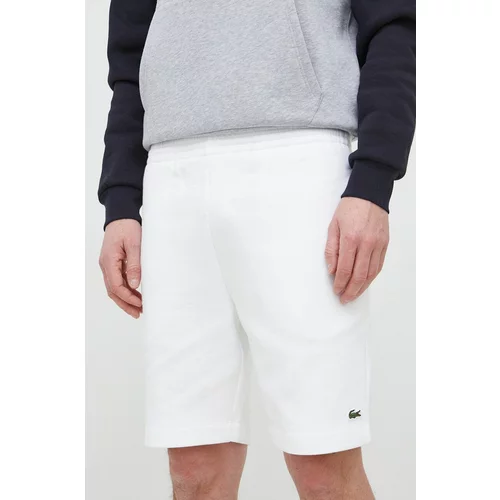 Lacoste Kratke hlače za muškarce, boja: bijela