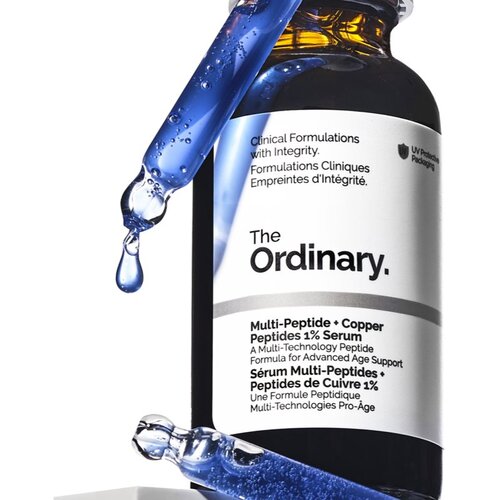 The Ordinary Multi-Peptide + Copper Peptides 1% posvetlitveni serum proti gubam 30 ml Slike