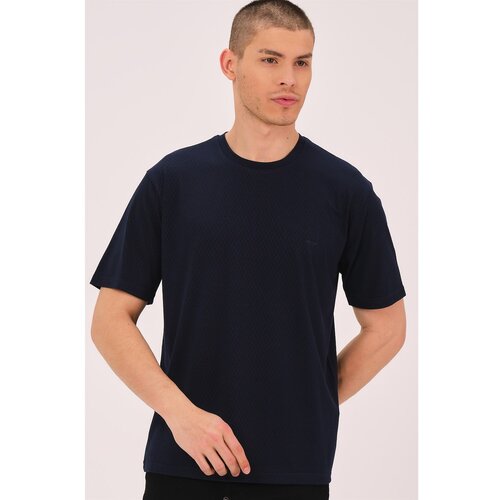 Dewberry T0737 MEN&amp;#039;S T-SHIRT-LACİVERT Slike