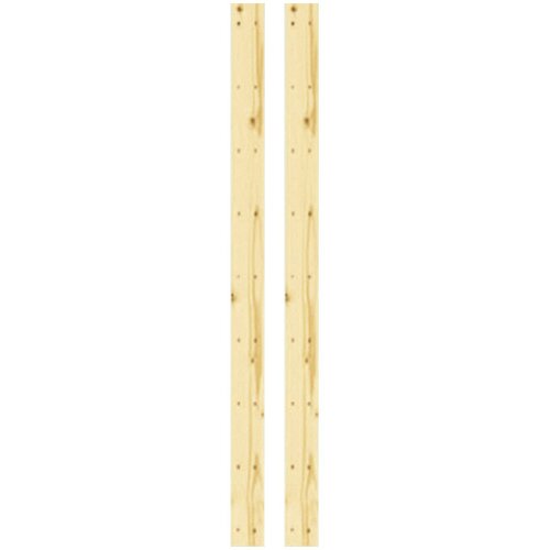 REGALUX regalsystem heavy sustav bočnih profila (visina: 110 cm, 2 kom., drvo) Slike