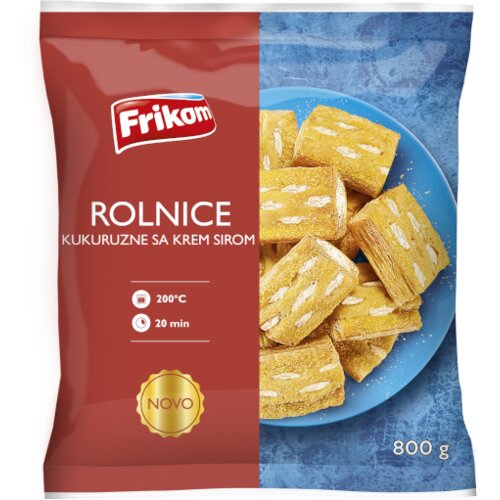 Frikom kukuruzne rolnice krem sir 800g Cene