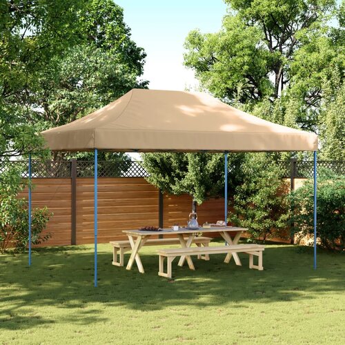 vidaXL Sklopivi prigodni šator za zabave bež 440x292x315 cm Cijene