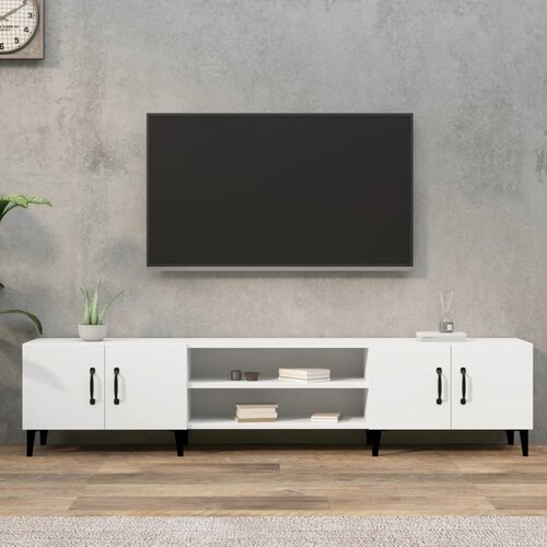 The Living Store TV omarica bela 180x31,5x40 cm inženirski les - TV Omarica, (21375898) Cene
