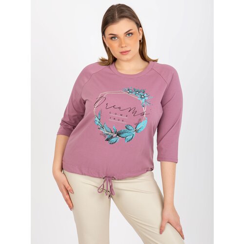 RELEVANCE Blouse-RV-BZ-8458.01P-dark pink Cene