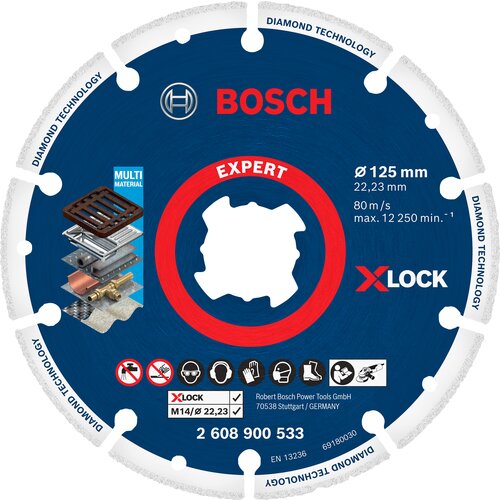 Bosch x-lock dijamantski disk za metal 125x22,23 mm 2608900532 Slike