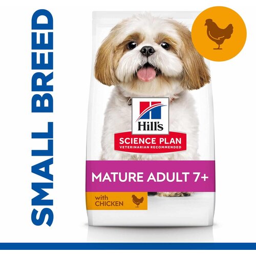 Hill&amp;#039;s Science Plan Suva hrana za pse Dog Mature Small &amp;amp; Mini, Piletina, 1.5kg Slike