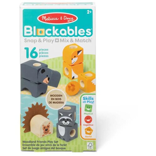 Spin Master Melissa&amp,Doug: Blockables - Drvene životinje iz &scaron;ume - igračka set - Cijene