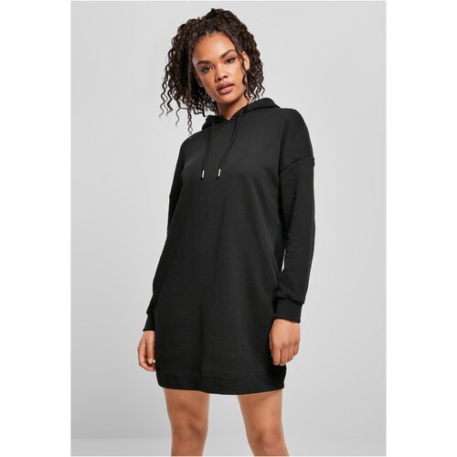 Urban Classics Women&amp;#039;s Organic Oversized Terry Hooded Dress Black Slike