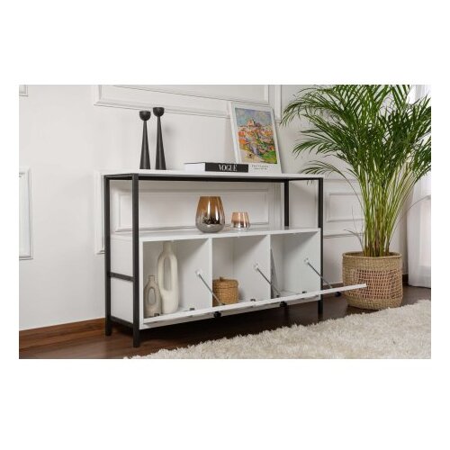 Hanah home konzola solace white black Slike