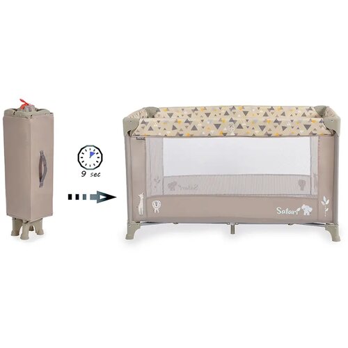 Cangaroo prenosivi krevetić safari beige ( CAN8628 ) Slike