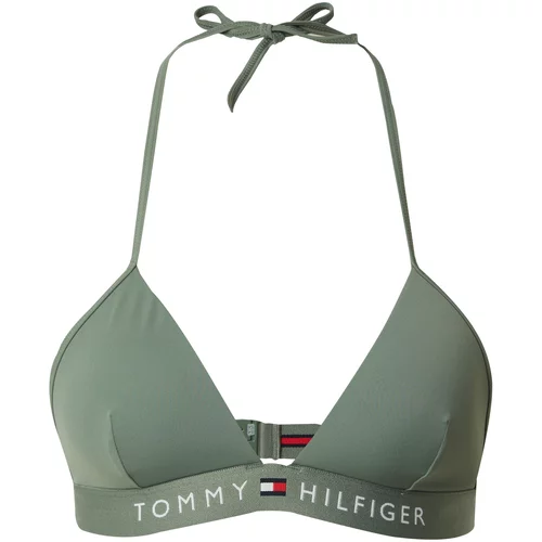 Tommy Hilfiger Underwear Bikini gornji dio mornarsko plava / pastelno zelena / crvena / bijela