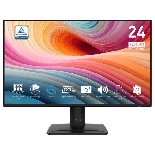 MSI Monitor 24 PRO MP242A E2 IPS FHD,120Hz,1ms,HDMI,DP,VGA Cene