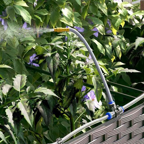 Vrtna saksija 3 pcs Smeđa 120 x 40 x 37,5 cm Plastika Slike