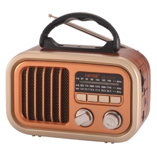  Prenosni retro Bluetooth radio 7771BT NS-7771BT Cene