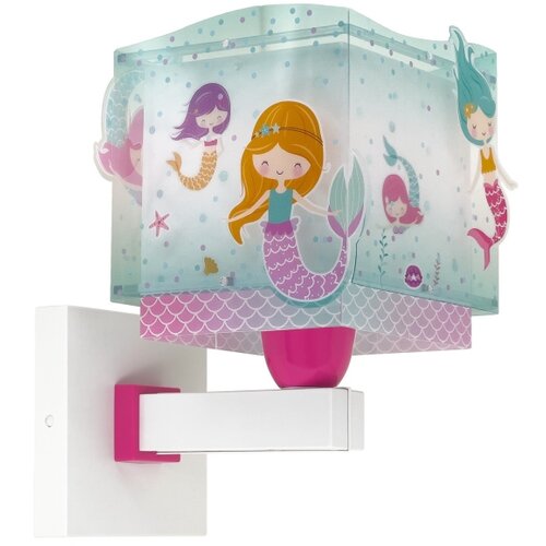 Dalber 63449 - Dečije zidno svetlo MERMAIDS 1xE27/60W/230V Slike