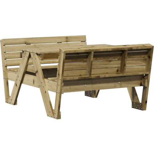 vidaXL piknik miza za otroke 88x122x58 cm impregnirana borovina, (21095720) Cene
