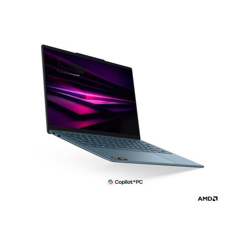 Lenovo Yoga Slim 7 prenosnik AMD Ryzen AI 7 445, 14" 2.8K WQXGA+ OLED, 32 GB, 1 TB, integrirana grafika (UMA), Windows 11 Home, tidal teal, 3-letna garancija, brez napajalnika Cene