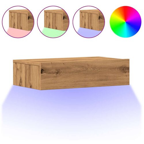Maison Chic TV omarica - TV stojalo - Televizijska omarica z LED lučkami artisan hrast 60x35x15,5 cm, (21699055) Cene