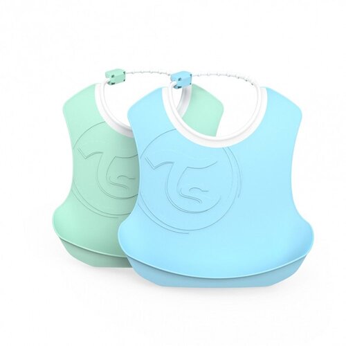 Twistshake 2x podbradnik 4+m Pastel Blue Green Cijene