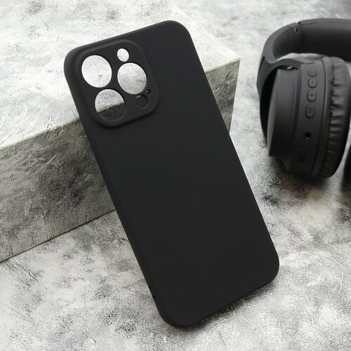 Maska VELVET TOUCH za iPhone 15 Pro Max/ crna Slike