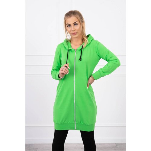 Kesi Dress with hood and hood light green Slike