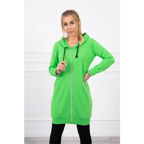 Kesi Dress with hood and hood light green