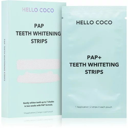 Hello Coco PAP+ Teeth Whitening Strips belilni trakovi za zobe 28 kos