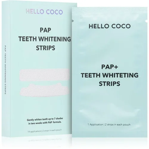 Hello Coco PAP+ Teeth Whitening Strips trakice za izbjeljivanje zuba za zube 28 kom