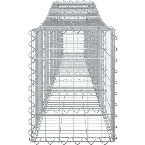  Lučne gabionske ko&amp;scaron;are 7 kom 400x30x40/60 cm pocinčano željezo Slike