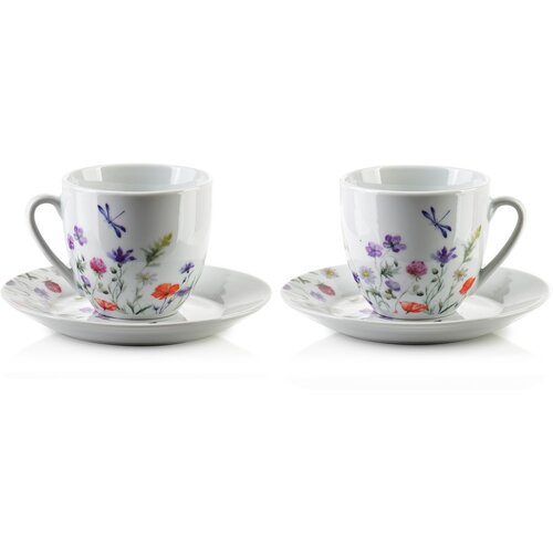 Mondex Joy Komplet 6 Filiżanek Ze Spodkiem 250Ml, (21567771) Cene