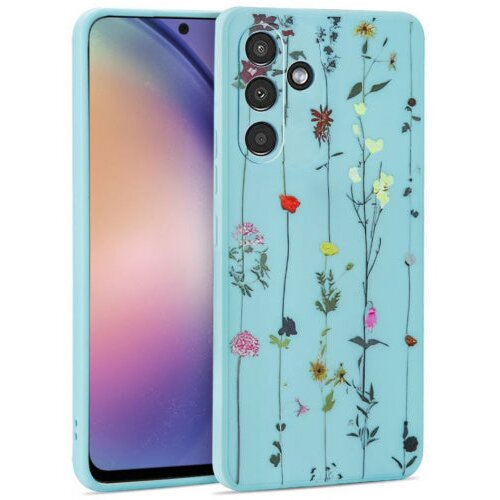 TECH-PROTECT Mood ovitek za Samsung A54 5G, Moder, cvetlice Cene