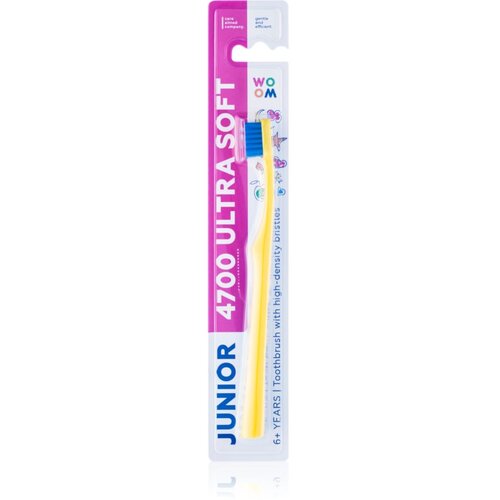 WOOM Toothbrush Junior 4700 Ultra Soft zobna ščetka za otroke od 6 let ultra soft 1 kos Cene