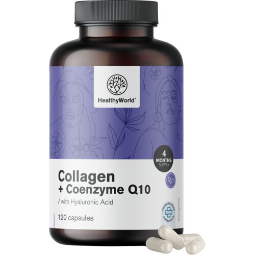 Collagen + Coenzyme Q10 + Premium Hyaluronic Acid - 120 kaps. Cijene