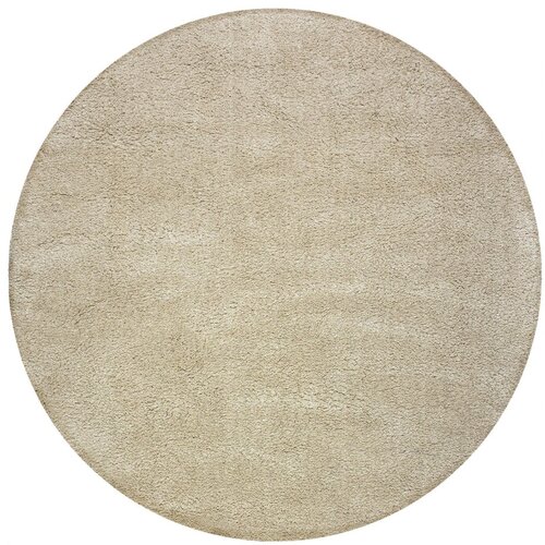 Flair Rugs Bež pralna okrogla preproga iz recikliranih vlaken 133x133 cm Fluffy – Cene